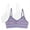 Purple Stripes/White, variant on Fruit of the Loom Girls Sports Bra with Removable Pads, 2-Pack, Sizes (28-38)