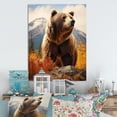 thumbnail image 2 of Designart "Majestic Canadian Wildlife I" Animals Metal Wall Art Prints, 2 of 5