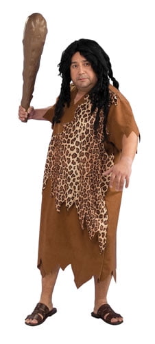 Men's Rubie's Caveman 3 Pc Halloween Costume Outfit Sizes L XL 