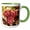 Green/White, variant on 3drose, Food Red Grapes Fresh Vineyard, 11oz Mug