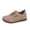 17#Coffee, variant on Womens Comfort Soft Sole Mesh Shoes, Lace Up Lightweight Walking Flats, Sport Letter Breathable Casual Footwear Brown 41