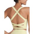 thumbnail image 3 of Womens Longline Sports Bras Strappy Open Back Workout Tank Tops for Yoga Running Fitness Daily Wear, 3 of 6