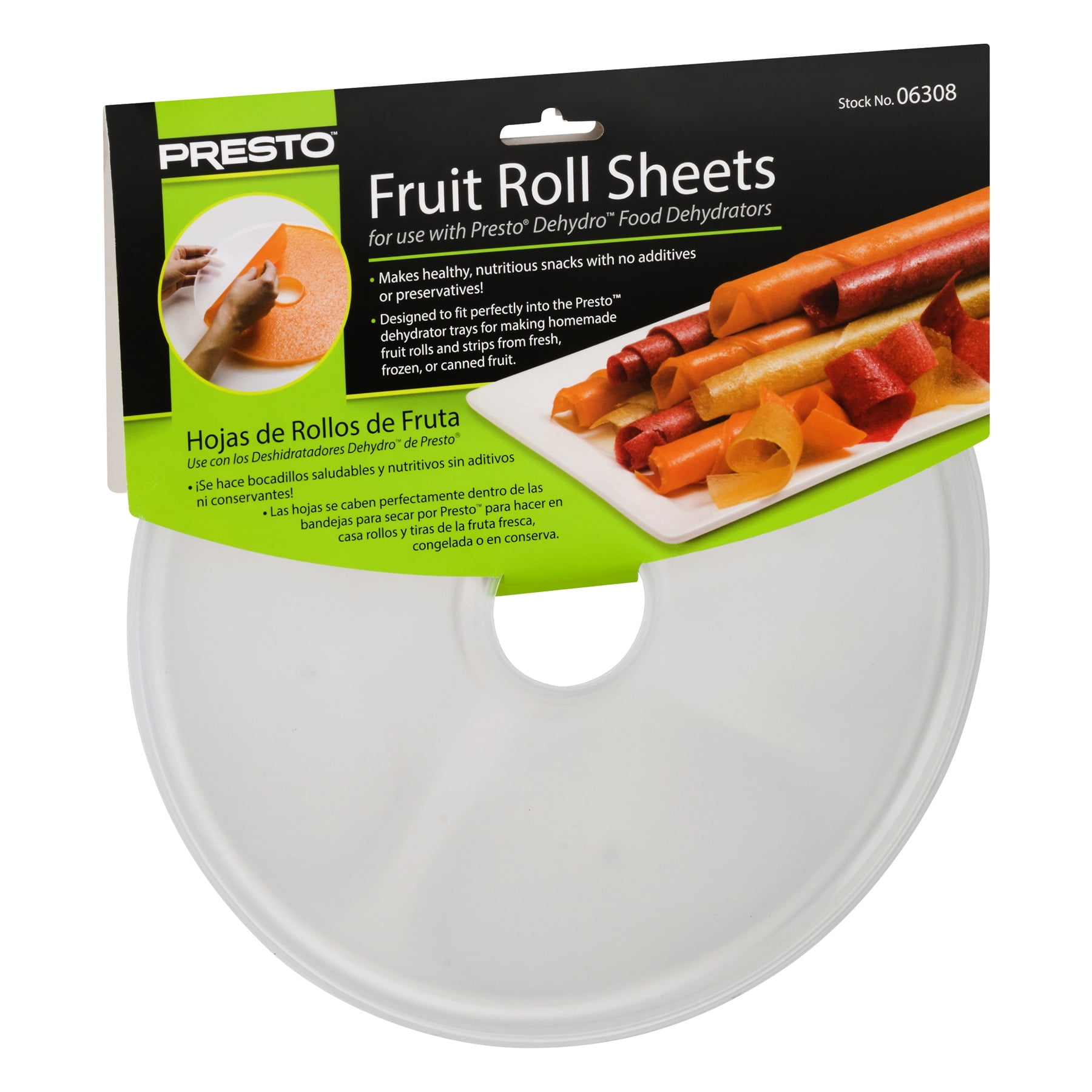 2Pack 21809 Presto Fruit Roll Sheets For Dehydro Food Dehydrators Free