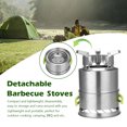 thumbnail image 4 of Horno portátil para acampar al aire libre, Picnic, cocina a prueba de viento, estufas de barbacoa desmontables, 4 of 8