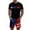 Wine, variant on GrmtClth Usa Flag 2 Piece Outfits for Men Independence Day 1776-2026 Tee and Shorts Set Summer Short Sleeve Outfit Trendy Elastic Drawstring Clothing Wine XL