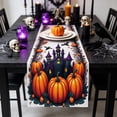 thumbnail image 6 of OutmaxHome Vintage Halloween Theme Table Runner, 13x72 Inch Fall Quilted Table Runner, Halloween Farmhouse Tabletop Diningroom Decor, 6 of 6