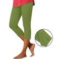 thumbnail image 2 of OVAFBAU Women's Capris Pants Yoga Workout Leggings High Waist Summer Slim Fitting Yoga Casual Capris Leggings, 2 of 8