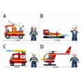thumbnail image 5 of Fire Fighting 4-in-1 Building Brick Display Set, 5 of 9