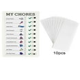 thumbnail image 4 of LNGOOR Portable Chore Chart Memo Board  To Do List Checklist Board Detachable Reusable Plastic DIY Message Home Travel Planning Reminder Chart, 4 of 7