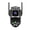 Gray -Not waterproof, variant on WiFi Home Security Camera, dual lens and 3 scene modes, 355° pan rotation. Built-in color night vision and AI human detection. Supports remote view, cloud storage and max 256GB SD card.