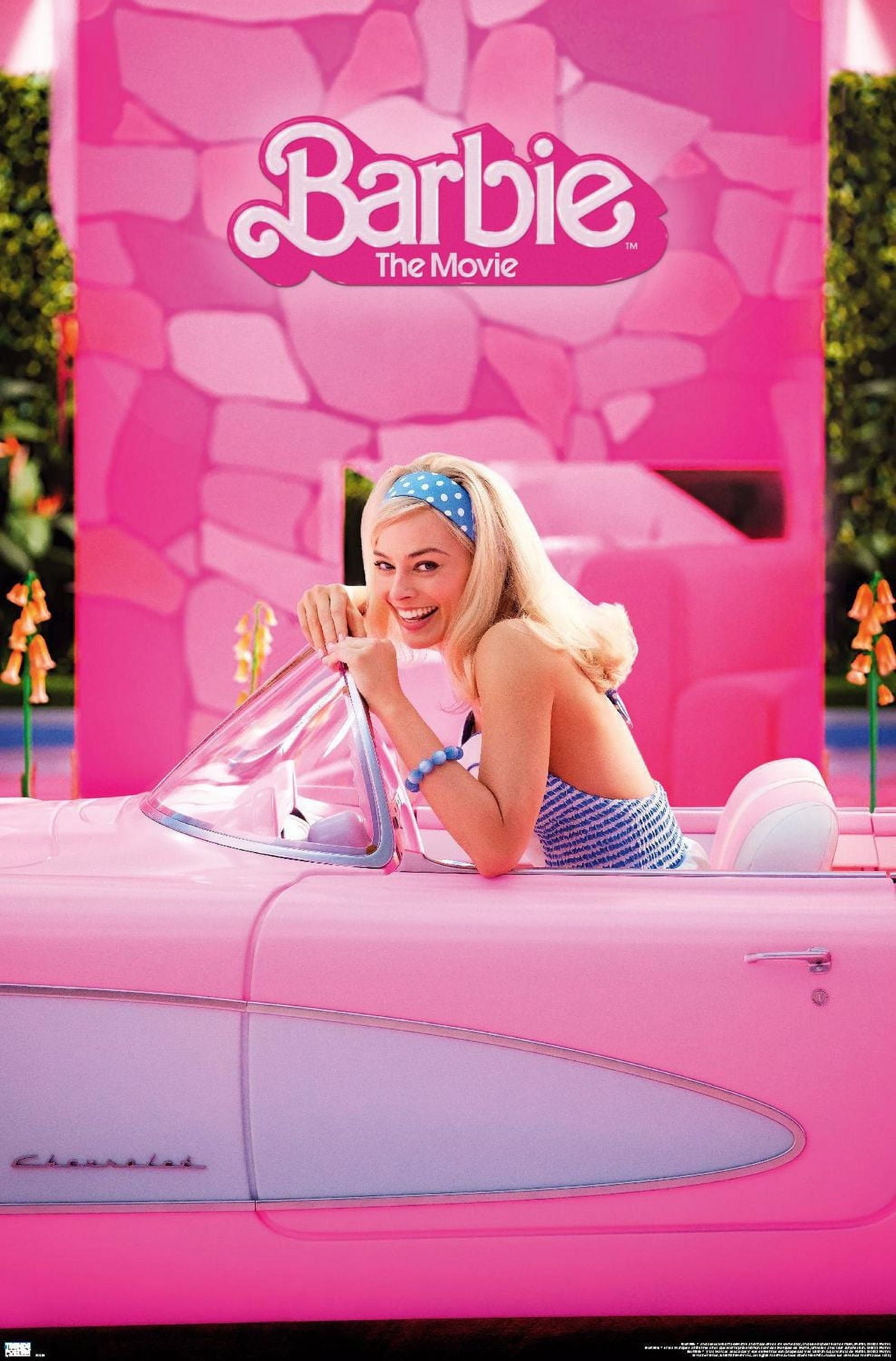 Mattel Barbie: The Movie - Barbie Car Wall Poster, 22.375" x 34"
