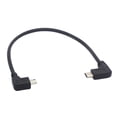 thumbnail image 1 of Type C to Micro USB Cable 90 Degree Micro 5 Pin Male to USB C Male Extension, 1 of 7