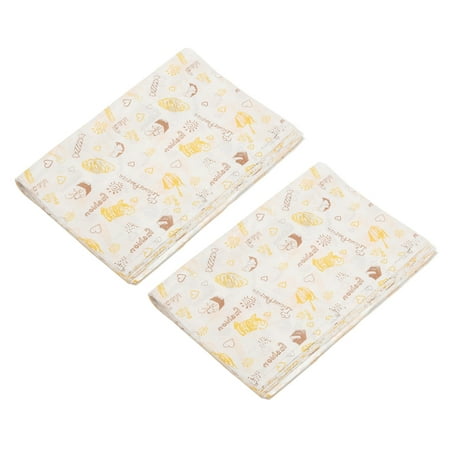

Sandwich Wrapping Paper Bread Paper Oven Tray Pad Paper Blotting Paper with Greaseproof Paper Wrap Liner(100Pcs)