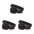 thumbnail image 4 of Decodeary Wide Application Rhinestone Belt Western Belt For Parties Bars And Concerts Modify Waist Line Black 115cm 3Set, 4 of 6