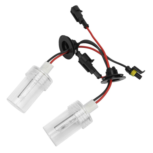 H1 Bulbs Auto Headlamp Bulb 2Pcs Headlight Bulbs Lamp Replacement 100W 8000K H1 Socket For 12V Auto
