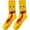 Yellow [Halloween Gifts for Women Clearance Sales], variant on WEIWEN Cool Funny Gag Gifts Halloween Stocking Stuffers for Men Women Graphic Novelty Silly Weird Cotton Crew Socks Light Blue, One Size