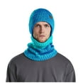 thumbnail image 4 of Dyfzdhu Men Women Winter Knitted Fleece Windproof Hood Scarf Coif Knit Hat Warm Hats for Adult Blue, 4 of 9