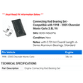 thumbnail image 2 of Connecting Rod Bearing Set - Compatible with 1998 - 2005 Chevrolet Monte Carlo 3.8L V6 - Sealed Power, 2 of 2