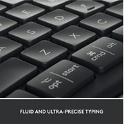 Logitech ERGO Series K860 Wireless Ergonomic Keyboard - Split Keyboard, Wrist Rest - Graphite