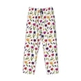 thumbnail image 4 of Xecao Tulips Flowers Men's Straight Lounge Pajama Pants: The Ultimate in Comfortable Sleepwear, 4 of 9