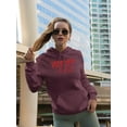 thumbnail image 2 of Insomnia Stop Thinking Hoodie Women -Image by Shutterstock, Female Medium, 2 of 4