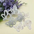 thumbnail image 5 of Troqueles de corte de metal con diseño de mariposas, plantilla para álbum de recortes, tarjetas de papel, moldes, relieve y decoración., 5 of 5
