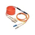 thumbnail image 1 of Eaton Tripp Lite Series Fiber Optic Mode Conditioning Patch Cable (LC Mode Conditioning to SC), 2M (6 ft.) - Patch cable - LC single-mode (M) to SC multi-mode (M) - 2 m - fiber optic - duplex - 8.3 / 62.5 / 125 micron - orange, 1 of 3