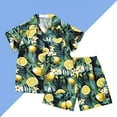 thumbnail image 2 of Gibobby Toddler Boys Toddler Baby Boy Clothes Summer Outfits Cotton Short Sleeve T Shirt Carton Shorts Set Boy Clothes Outfits Set(5-7 Years,Yellow), 2 of 8