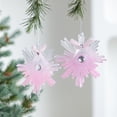 thumbnail image 2 of Qocolhg Indoor Outdoor Christmas Decorations Clearance! Christmas Gradient Pendant With Fine Glitter Acrylic Translucent Pendant Christmas Tree Ornaments Holiday Party Decorations DIY Accessories, 2 of 6
