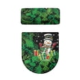 thumbnail image 4 of HELLHERO Elastic Fabric Toilet Seat Covers Set for Hotel, Adjustable Washable Machine Washable, Stays in Place, 17"x21", Gift Snowman Joy, 4 of 7
