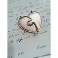 thumbnail image 2 of U8MO Heart Puzzle Piece Charms Broken Heart Pendants Antiqued Silver, 2 of 2