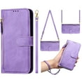 thumbnail image 3 of iPhone 16 Pro Max Case ,Zipper Handbag Wallet Leather Cover with Crossbody Detachable Lanyard Strap, 3 of 5