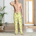 thumbnail image 2 of Kdxio Bananas Print Mens Pajama Pants Set Sleep & Lounge Pants, PJ Bottoms with Pockets and Button Fly-XX-Large, 2 of 6