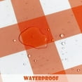 thumbnail image 3 of Fall Orange White Tablecloth Autumn Buffalo Plaids Rectangle Tablecloth 60 Inch X 84 Inch Table Cloths Cover Mat Spill Proof Table Covers for Kitchen Party Dinner Tabletop Decoration, 3 of 6