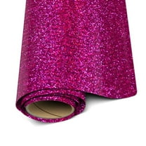 Siser Glitter Heat Transfer Vinyl –Cherry HTV Iron on Vinyl – 12” x 3 Foot ( 36 inches / 1 yard )