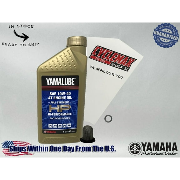 Cyclemax FS Yamalube Oil Change Kit fits 2019-2024 Yamaha GRIZZLY Yamaha 90