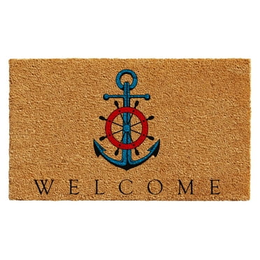 Calloway Mills Ships Anchor Welcome Outdoor Doormat