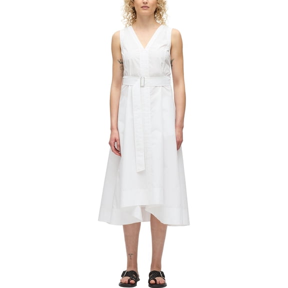 3.1 Phillip Lim womens  Sleeveless V-Neck Belted Midi Dress, 2