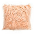 thumbnail image 1 of Faux Fur Pillow Cover Decorative Fluffy Throw Pillow Mongolian Soft Fuzzy Pillow Case Cushion Cover for Bedroom and Couch,True White 17.7 x 17.7 Inches, 1 of 5