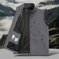 thumbnail image 3 of Fishing Vests for Men Casual Lightweight Outdoor Hiking Work Travel Cargo Vest for Golf Mountaineering, 3 of 3