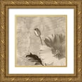 thumbnail image 1 of Wolk, Lisa 26x26 Gold Ornate Wood Framed with Double Matting Museum Art Print Titled - Vintage Rose I, 1 of 4