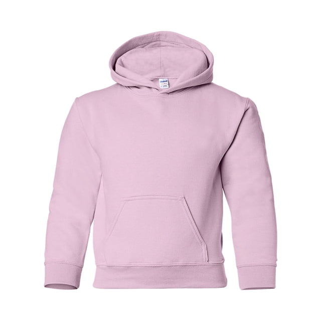 Heavy Blend Youth Hooded Sweatshirt, XS, Light Pink