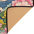 thumbnail image 3 of Yayeee Area Rugs for Living Room 6.7'x4.8' Non Slip Washable Bedroom Floor Carpet, Pink Floral Wave, 3 of 5