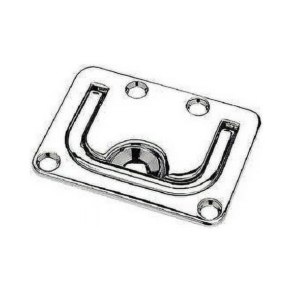 Seachoice 36811 Flush 3 inch Lifting Handle Chrome Plated Zinc