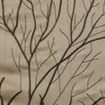 thumbnail image 4 of MAYEERTY 50x18" Faux Silk Embroidered Window Valance Tan, 4 of 8