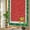 Red, variant on Sage Green Gray Privacy Window Film, Decorative Stained Glass Window Film, Neutral Abstract White Ombre Texture Resuable Rainbow Static Cling for Home Bathroom Living Room Glass Door 17.7"x39.3"