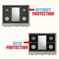 thumbnail image 3 of Premium Plus Stove Protectors for GE Gas Cooktop Model ZDP364NDTSS, Custom Cut, Easy to Clean Stove Liner, Made in the USA., 3 of 8