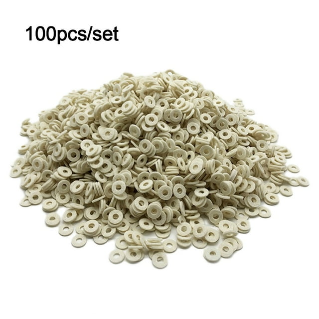 MYG 100 Pcs Anneaux en Feutre pour Trompette Coussin en Cuivre Remplacement d'Instrument