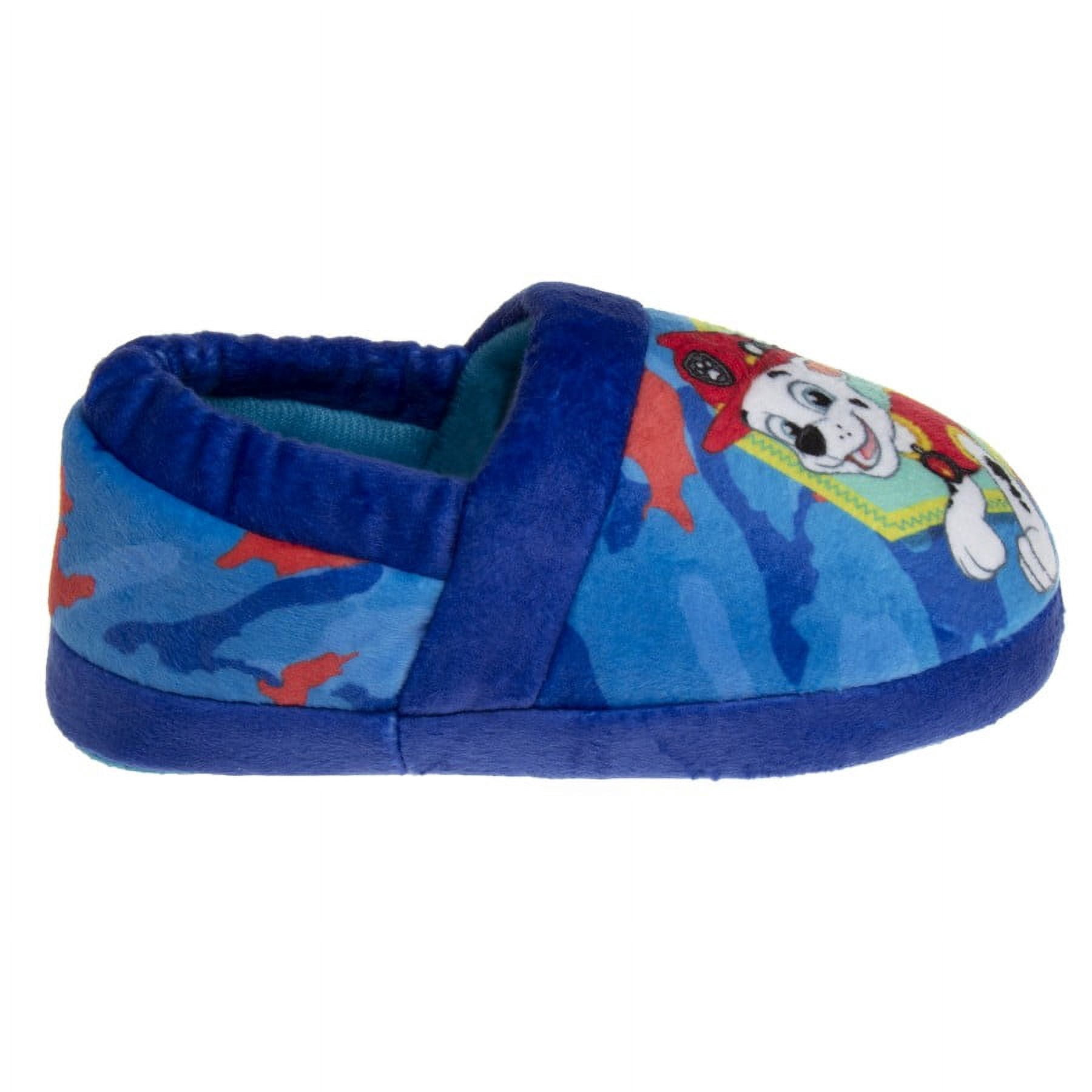 Nickelodeon Paw Patrol Marshall and Chase Toddler Boys' Dual Sizes Slippers