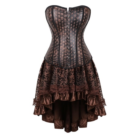 

Women`s European Court Corset Brown Split Suit Shapewear Note Please Buy One Size Larger
